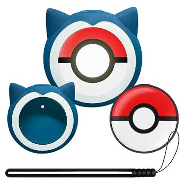 Imagem de Capa protetora Dobe para Pokémon GO Plus + 2023, capa de silicone para acessórios Pokemon Go Plus Plus com alça de pulso
