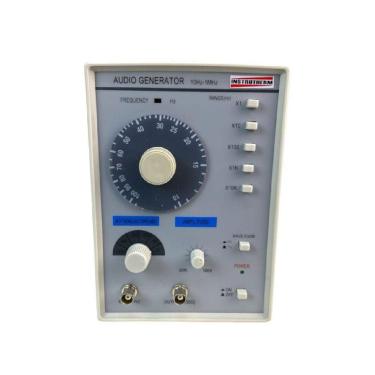 Imagem de Gerador Áudio Digital 7 Leds Faixa 10Hz A 1Mghz Onda Senoidal Quadrada Frequencímetro Ga-100 Portátil Com Certificado