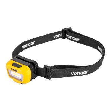Imagem de Lanterna de LED COB Recarregável para Cabeça 200 Lúmens - Vonder 80.75.050.200