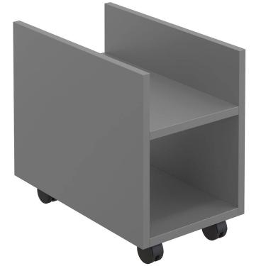 Imagem de Suporte Para Cpu E Nobreak Com Rodízios Guide L03 Cinza - Lyam