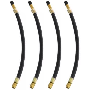 Imagem de 4 Prolongador Extensão Flexível Borracha 210mm Bico De Roda