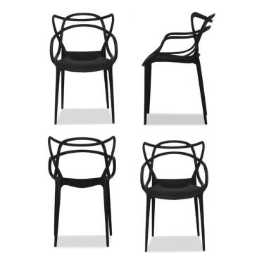 Imagem de Kit 4 Cadeiras Allegra Bar Churrasco Piscina Jantar