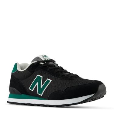 Imagem de New Balance Tênis masculino 515 V3 Classic, Preto/Verde, 41