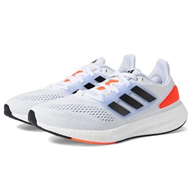 Imagem de adidas Tênis de Corrida Masculino Pureboost 22, Branco/preto/azul amanhecer, 6.5