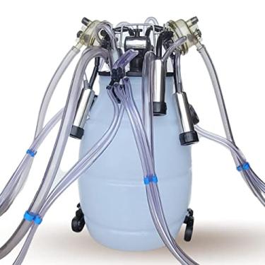 Imagem de Conjunto Duplo De Ordenha Com Tarro, Conjunto Completo tira leite de duas vacas ao mesmo tempo (GIMENEZ)