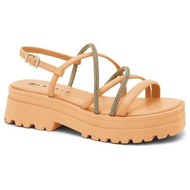 Imagem de Sandália Papete Feminina Tratorada Pêssego Ramarim 2438203-0002