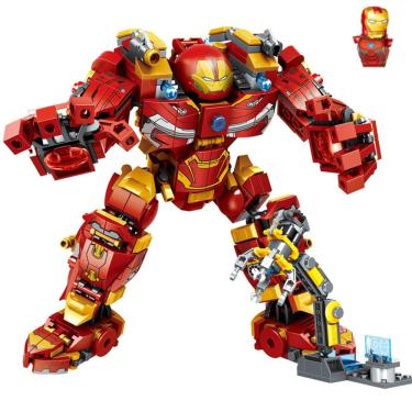 Imagem de Hulk Buster Brinquedo Bloco De Montagem 568 pçs Vingadores