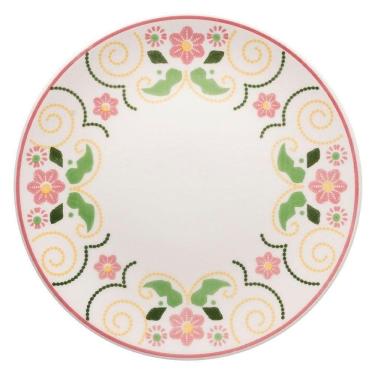 Imagem de Kit 12 Pratos De Sobremesa Unni Lima Oxford Cerâmica 19 Cm