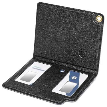 Imagem de MGZNMTY Estojo rígido portátil de viagem para cartão móvel AliveCor Kardia monitor de frequência cardíaca/cartão Kardiamobile Dispositivos de monitor de ECG pessoal (apenas capa) (preto)