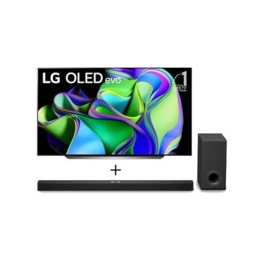 Imagem de Combo Smart TV LG OLED 3 83 4K 2023 + Soundbar LG S90TY, Preto