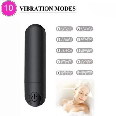 Imagem de Vibrador Bullet Recarregável estimulador de clitóris - PEEK