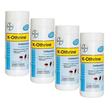 Imagem de 4 K-othrine Em Pó 100g Mata Formigas, Mata Baratas E Pulgas - Bayer