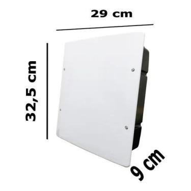 Imagem de Caixa De Passagem Para Embutir 30x30 Branco Ilumi