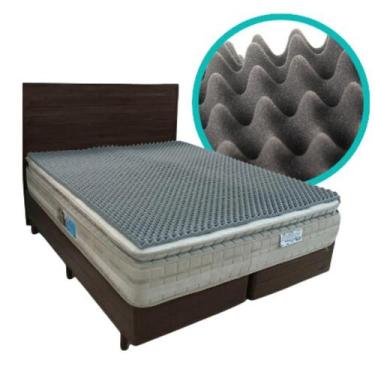 Imagem de Colchonete Casca De Ovo Pillow Top Massageador Queen D20 - CLICK HOUSE