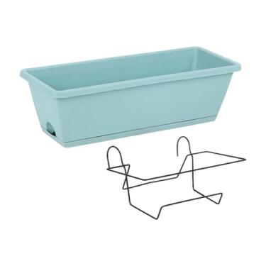 Imagem de Nishiyuenyi Vaso de Flores Suspenso para, Pátio, Quintal Externo, Jardim, Vaso de Plantas, Suporte para Plantas para Entrada, Fora de Casa, Veget, 43x19x15cm