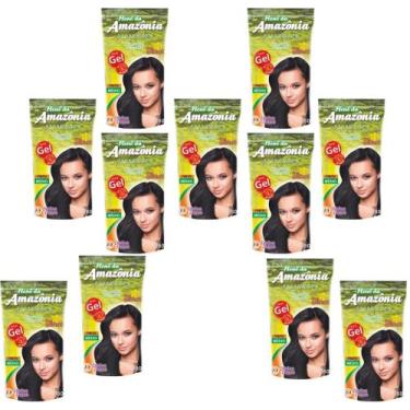 Imagem de Amazonia Preto Medio (Preto Natural) Hene em Gel 180gr Divina Dama Pou