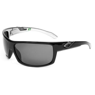 Imagem de Óculos Solar Mormaii Joaca Polarizado 34532203 Preto Brilho Lente Cinz