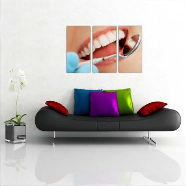 Imagem de Quadro Decorativo Dentista Consultórios Profissão Salas Decorações 3 p