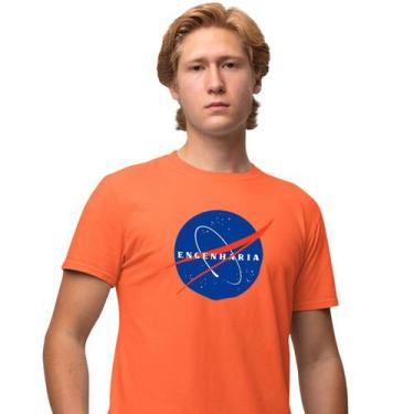 Imagem de Camisa Camiseta Masculina Estampada Nasa Engenharia 100% Algodão Fio 3