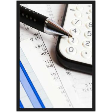 Imagem de Quadro Decorativo Profissão Contabilidade Contador Economia Decoração 