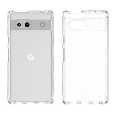 Imagem de Itskins Spectrum R // Transparente compatível com Google Pixel 7a, capa protetora para celular, antiamarelamento, à prova de choque e capa de telefone de grau militar - transparente