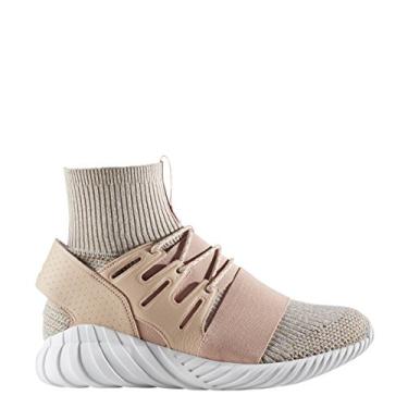 Imagem de Tênis esportivo e casual masculino Adidas Tubular Doom PK, Pale Nude / Clear Brown-vintage White, 12