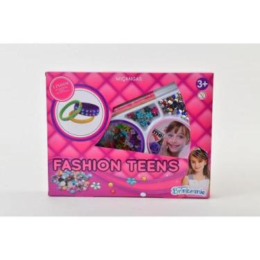 Imagem de Miçangas Fashion Teens Caixa Grande - Brinkzania