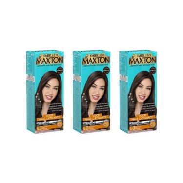Imagem de Coloraçao Maxton 4.0 Castanho Natural Paixao-Kit C/3Un