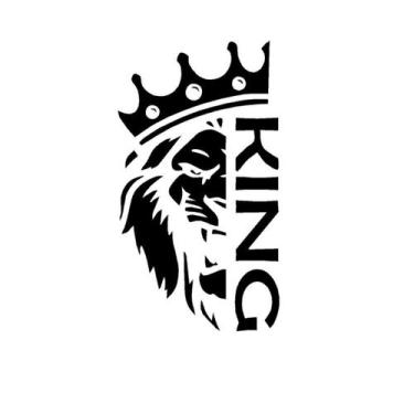 Imagem de Adesivo Automotivo e Decorativo Lion King - ALLTAK , PRETO