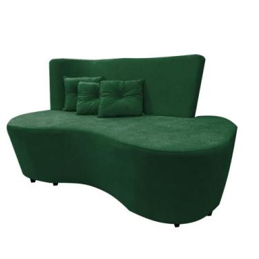 Imagem de Poltrona Organico Curvo Feijao Alliance  - Beatriz  Decor, VERDE
