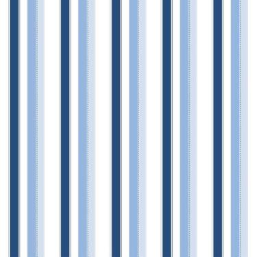 Imagem de Papel De Parede Listrado Infantil Azul Quarto Menino 3mx58cm - Banner 