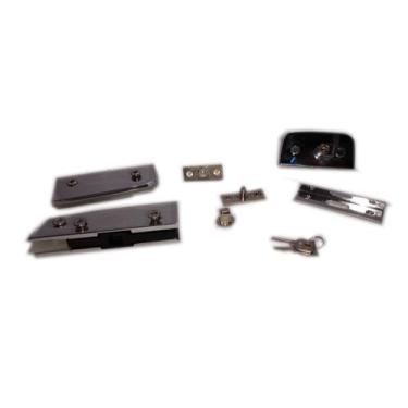 Imagem de Kit ferragens para porta pivotante de vidro Blindex - Tradicional - De