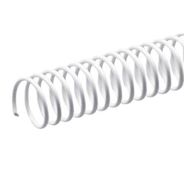 Imagem de Espiral Para Encadernação 23mm Branco Até 140 Fls 60 Unids. - Marketmi