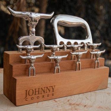 Imagem de Conjunto para Petiscos Tróia Alta Qualidade 11 Peças - Johnny Cooker