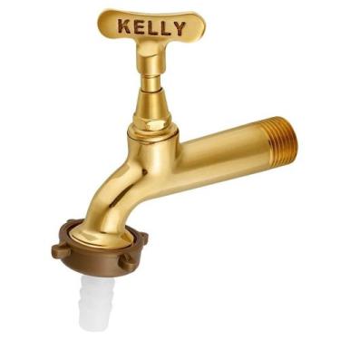 Imagem de Torneira padrão de jardim / quintal longa com bucha kelly - KELLY META