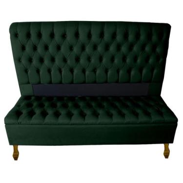 Imagem de Kit Cabeceira + Recamier Baú Iza Para Cama Box Casal Queen 1.58 - Sued