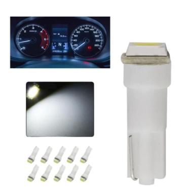 Imagem de Kit 10 Lâmpadas Led Pinguinho T5 1 Led Painel Carro Moto - Lagos Impor