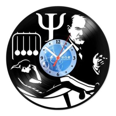 Imagem de Relógio De Parede Disco Vinil Profissões - Psicologia - VPR-028 - Mode