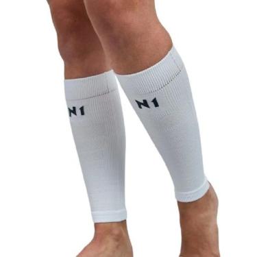 Imagem de Canelito Protetor De Panturrilha Vôlei Pro Seleção Spry Branco N1Sport