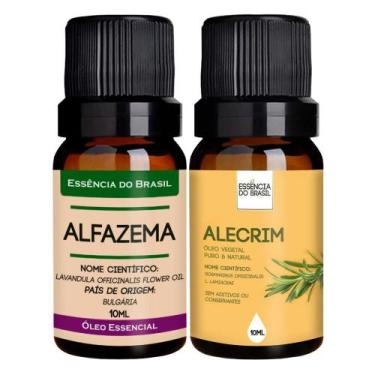 Imagem de Kit Óleo Essencial Alfema + Alecrim 10ml - Essência Brasil - Essência 