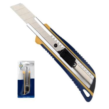 Imagem de Estilete Emborrachado Brasfort 18mm - Modelo 8088