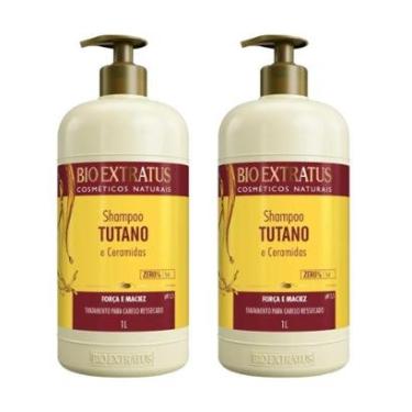 Imagem de kit 2 Shampoo Força e Maciez Tutano 1 L Bio Extratus-Unissex