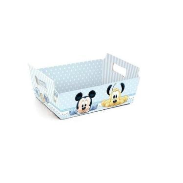 Imagem de Cesta Mickey Baby 14,5x10x5cm 10 un 13100071 Oportunidade - CROMUS FES