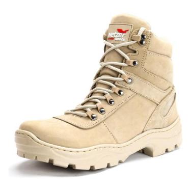 Imagem de Coturno Militar Segurança material ecológico Botina Cano Longo - Bota 