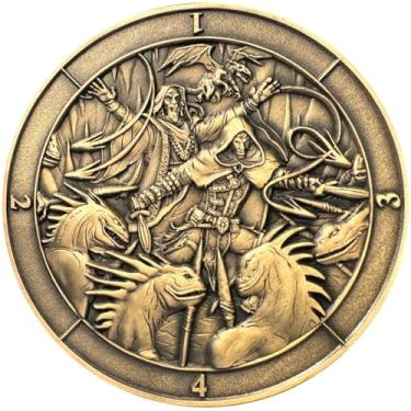 Imagem de Goliath Coins - d4 Battle Scene Dice Coin