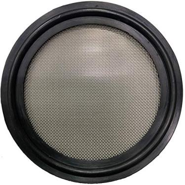 Imagem de DR.COMPONENT Juntas sanitárias Tri-Clamp de 5 cm (pacote com 2), juntas de tela tipo colada (#50 malha/297 μm), preto EPDM