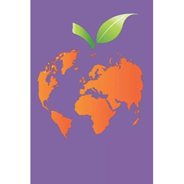 Imagem de Reisetagebuch, Travelbook A5, lila: 120 Seiten, 6x9 Inc., Tagebuch, Reise, Travel, Welt, Weltkarte, Wanderlust, Weltenbummler, Abenteuer, Erlebnisse, ... Ideenbuch, Schreibheft, Traveltagebch