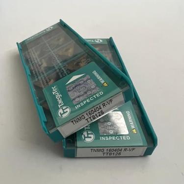 Imagem de TNMG160404R-VF PV3010/Lâmina de liga CNC genuína original 10 peças