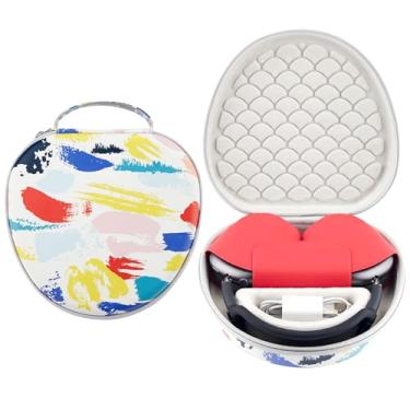 Imagem de DDJ [1 unidade] Capa para AirPod Max suporta modo de suspensão, bolsa de armazenamento rígida organizadora portátil para AirPods Max Pro, design de forro de escama de peixe, capa de fone de ouvido