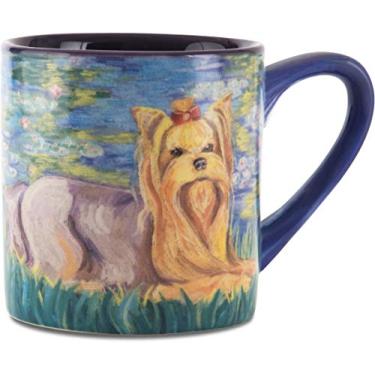 Imagem de Caneca de cerâmica Yorkshire Terrier Bonet da Paw Palettes